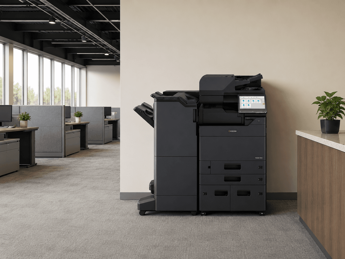 Kyocera multifunction copier installed in a Phoenix office.